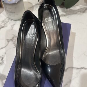 Stuart Weitzman Glossy Black Heels